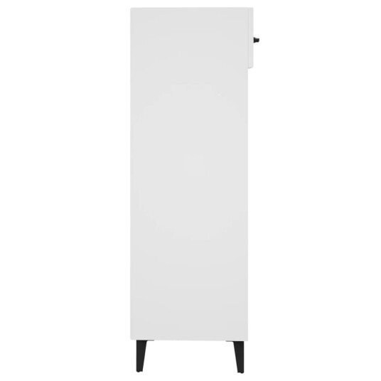 vidaXL Skoskap hvit 30x35x105 cm konstruert tre