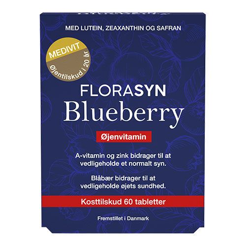 Florasyn Blueberry - 60 Tabletter Florasyn Blueberry - 60 Tabletter
