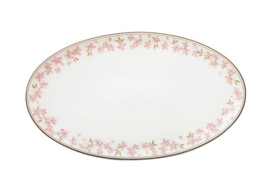 Wik & Walsøe Slåpe Rosa Oval Asjett 20cm