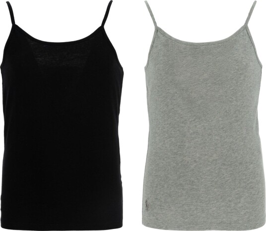 Polo Ralph Lauren Black/Andover Heather 2 Pack Polo Camisole S/7 år