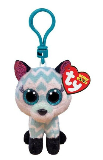 Ty Beanie Boo Clips - Atlas Aqua Fox 7cm
