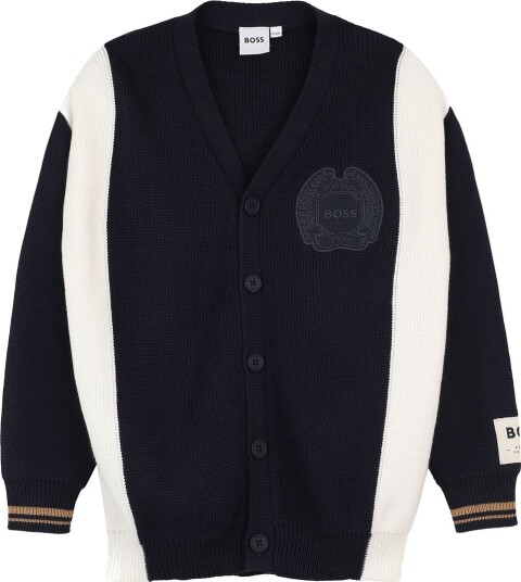 BOSS Knitted Cardigan Navy 128