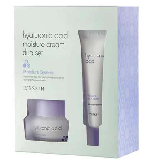 It'S SKIN Hylauronic Acid MOISTURE Cream Duo Set 50 ml + 25 ml Gaveeske