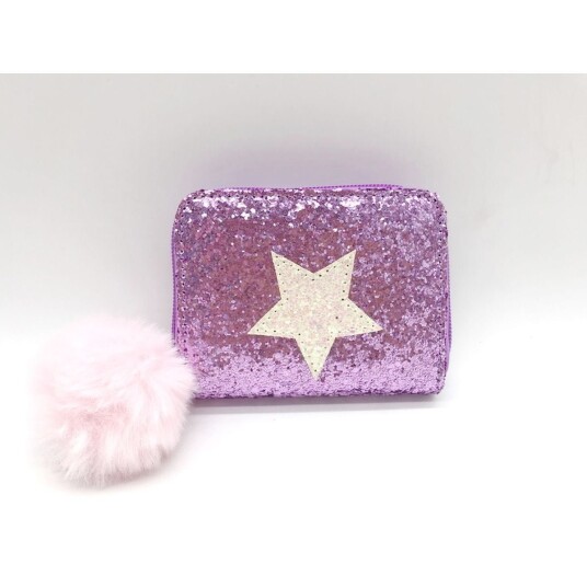 Lommebok Glitter m/stjerne Tinka