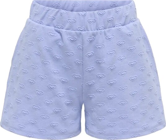 Kids Only Kogsimone Wide Heart Shorts Swt Purple 164