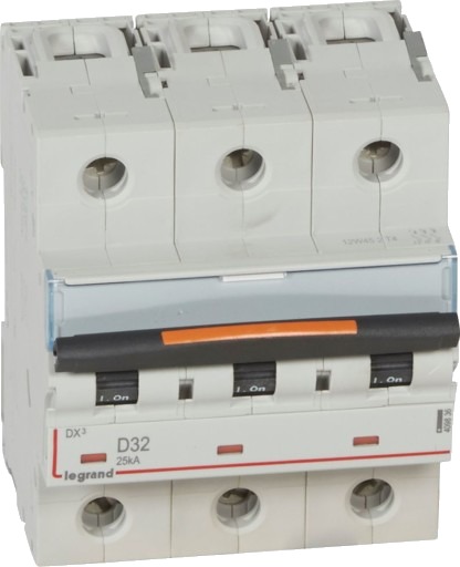 Legrand DX3 MCB automatsikring D32 3P 4.5M 25kA