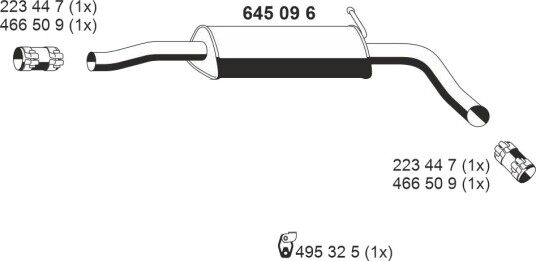 Midtre lydpotte ERNST 645096
