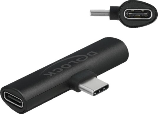 Delock Usb-Adapter Usb-C Hann Til Usb-C Hunn Usb 2.0 20 V 3 A Svart