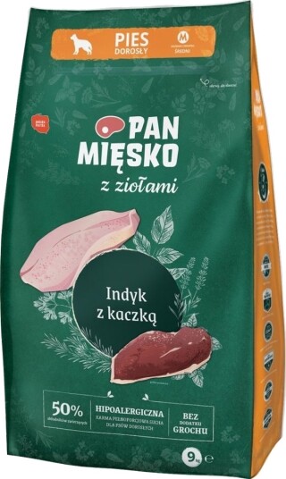 Pan Miesko Voksen Med Urter Med And Snacks M Kalkun 9 kg