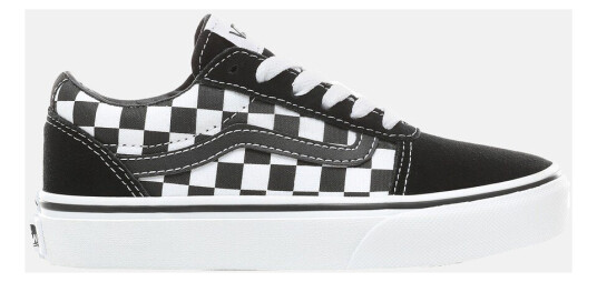 Vans Yt Ward (Checkered) Black/True Wh 35 (Us 4) Sneakers