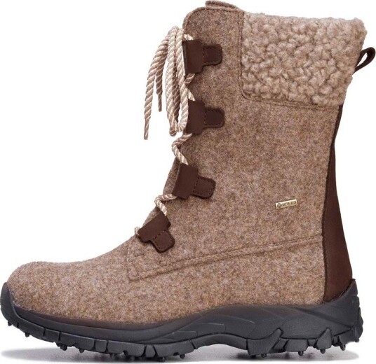 Pomar Women's Riekko GORE TEX Boot Sand Felt/bark 37