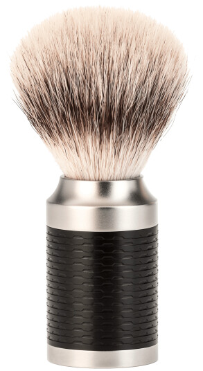 Mühle Rocca Silvertip Fibre barberkost i rustfritt stål
