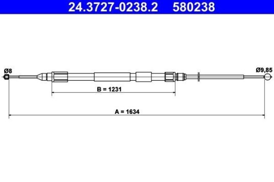 Bremsewire ATE 24.3727 0238.2