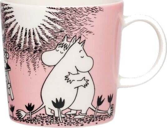 MoominArabia Mummikopp 30 cl Kjærlighet rosa 30 år gaveeske