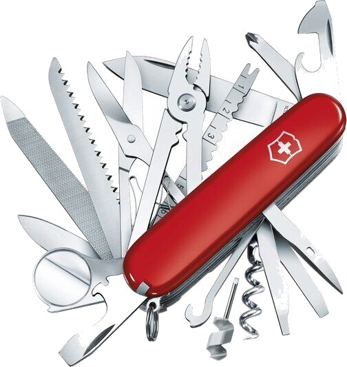 Victorinox Swiss Champ lommekniv 33 funksjoner rød Victorinox Swiss Champ lommekniv 33 funksjoner rød