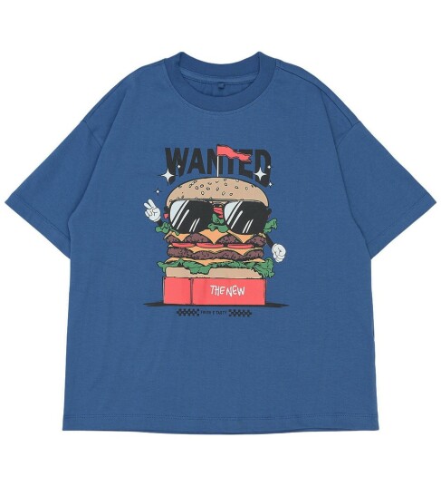 The New Tnsteve Os S_S Tee Blue 98/104 The New Tnsteve Os S_S Tee Blue 98/104