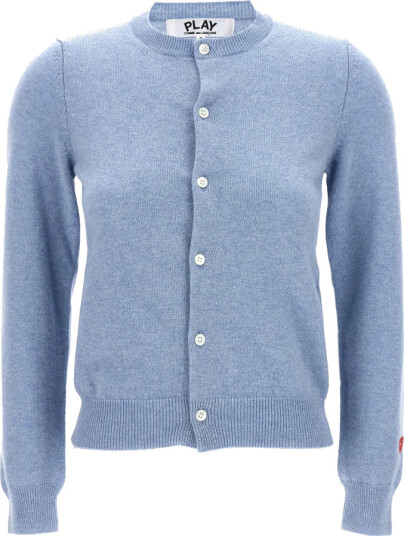 Comme des Garçons Play Dame Strikkevarer Blå S, Comme des Garçons Play Dame Strikkevarer Blå S,