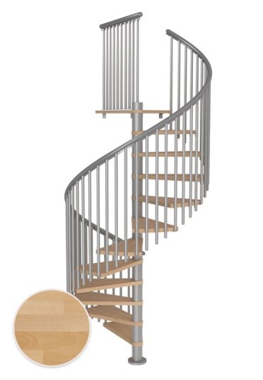Dolle Montreal Spiral Bøk Oljet Pearl Grey Classic5 11T Ø160