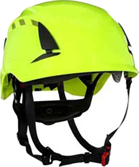 3M SecureFit X5014VE Vernehjelm dobbelt godkjenning ventilert 1000V Hi viz Hodebeskyttelse 3M SecureFit X5014VE Vernehjelm dobbelt godkjenning ventilert 1000V Hi viz Hodebeskyttelse
