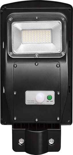 V Tac Solcelle gatelykt 6W med sensor Fjernkontroll sort 800lm IP65 Kulør : Kald