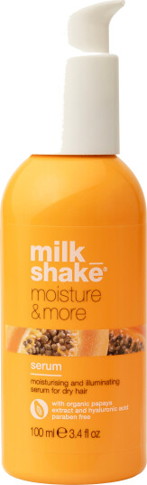 Milk Shake Moisture & More Hårserum 100 ml - Fuktighetsgivende for Tørt og Skadet Hår Milk Shake Moisture & More Hårserum 100 ml - Fuktighetsgivende for Tørt og Skadet Hår
