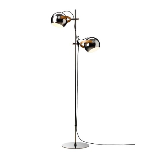 Halo Design DC Gulvlampe 2 armet Ø18 Krom