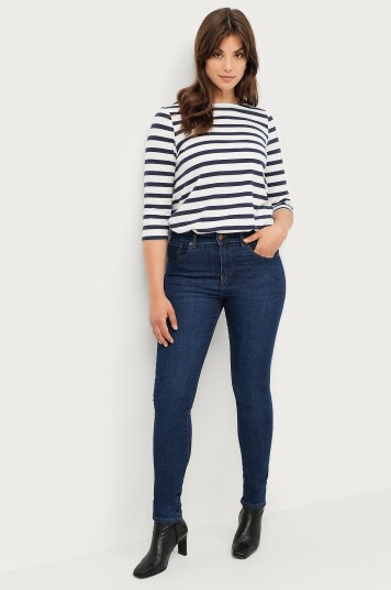 Ellos Collection Jeans Thea High Waist Blå