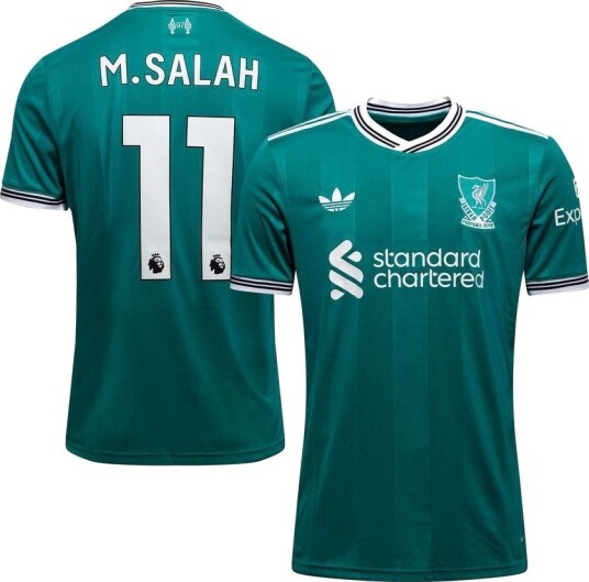 Liverpool Tredjedrakt 2025/26 M.Salah 11 Barn - adidas, størrelse 176 cm