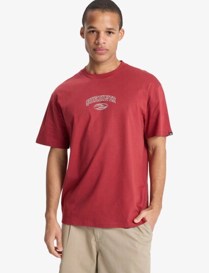Quiksilver Legacy Ss   Burgundy   XL
