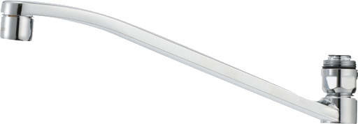 Mora svingbar tut L=340mm H=100MM M26x1.5 Krom