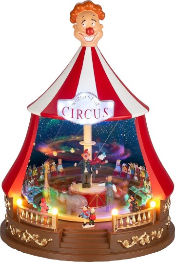 Konstsmide - B/O Circus 45 cm med LED - Flerfarget
