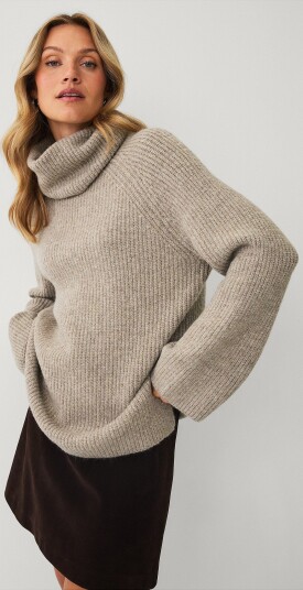 Ellos Collection - Genseren med polo - Beige