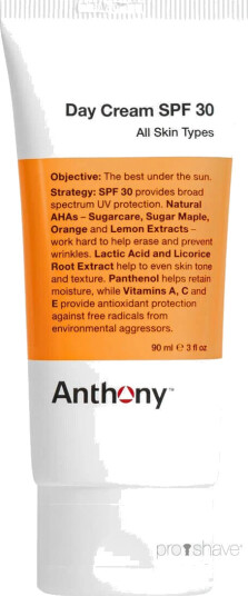 Anthony Dagkrem SPF 30 Fuktighetsgivende med AHA 90 ml