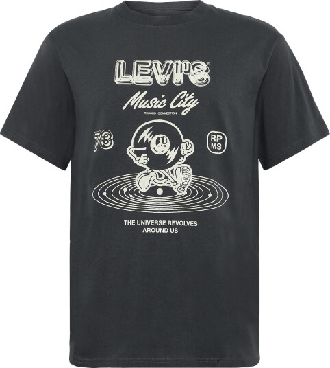 Levi"s® Ss Relaxed Fit Tee Music City - Black - L