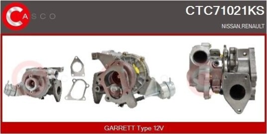 Turbolader CASCO CTC71021KS Turbolader CASCO CTC71021KS