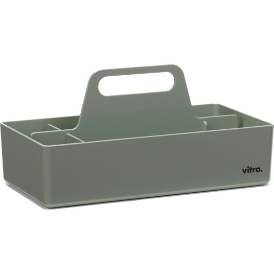 Vitra Verktøykasse Resirkulert Plast Bokser og esker Resirkulert Abs plast Moss Grey 20139118 Vitra Verktøykasse Resirkulert Plast Bokser og esker Resirkulert Abs plast Moss Grey 20139118