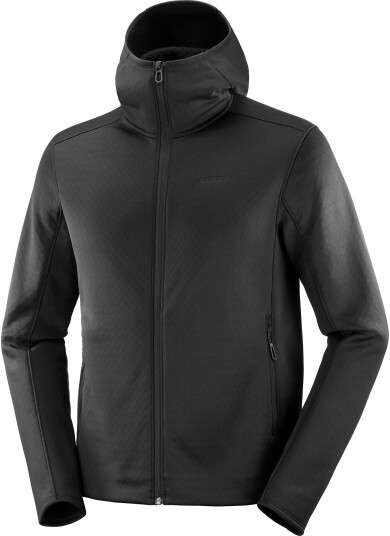 Salomon Men's Sntial Midfleece Deep Black M Salomon Men's Sntial Midfleece Deep Black M
