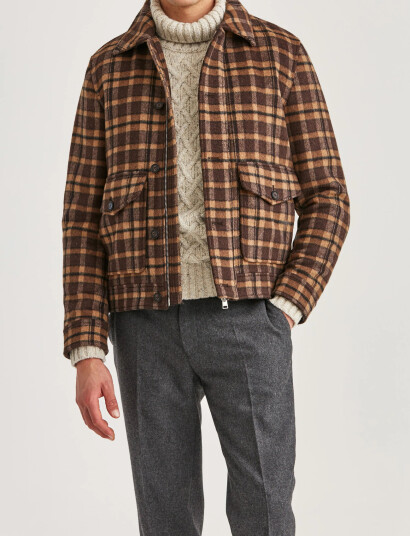 Morris Theobald Jacket - Brown - XL