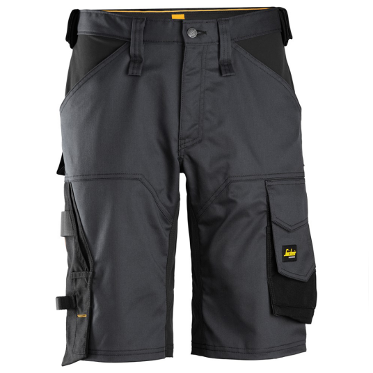 Snickers Workwear 6153 AllroundWork Shorts stålgrå / svart Stålgrå/Svart, Klær