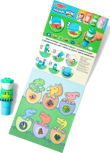 Melissa & Doug Sticker WOW Aktivitetsblokk Dinosaur