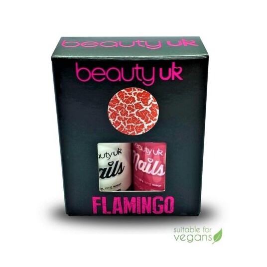 Beauty UK Nails Wild Things Flamingo 2x11ml Beauty UK Nails Wild Things Flamingo 2x11ml