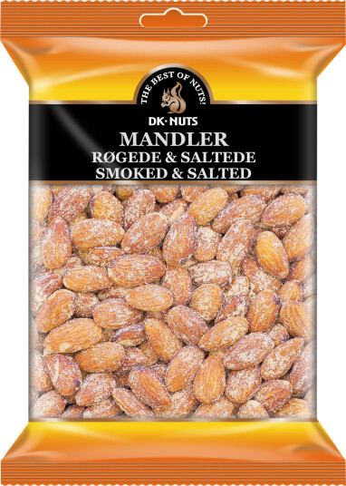 Mandler Luksus (Røkte & Saltede) 0,25 Kg