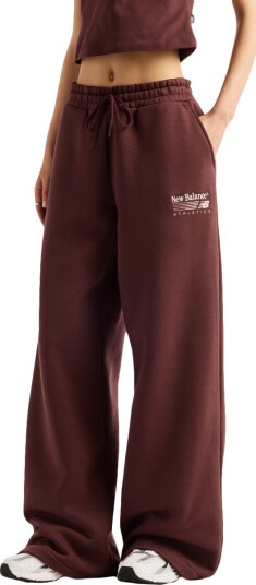 New Balance Trackside Fleece Bukser Rød L for Damer