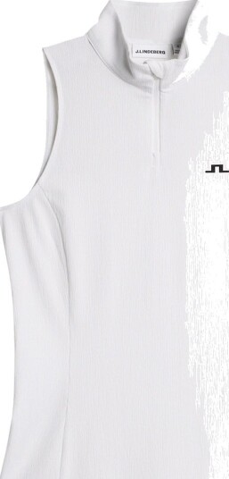 J.Lindeberg Tia Sleeveless Top Hvit Golf pologenser dame White X Large