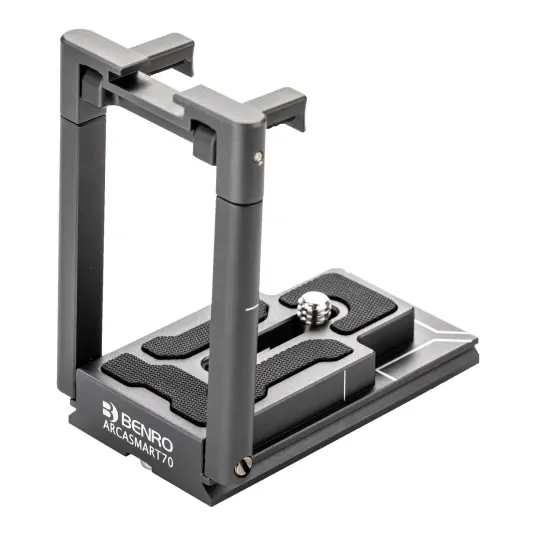Benro ArcaSmart 70 smarttelefonadapter Festeplate Arca Swiss + Mobil holder Benro ArcaSmart 70 smarttelefonadapter Festeplate Arca Swiss + Mobil holder