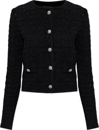 Alessandra Rich Dame Strikkevarer Svart XS, Alessandra Rich Dame Strikkevarer Svart XS,