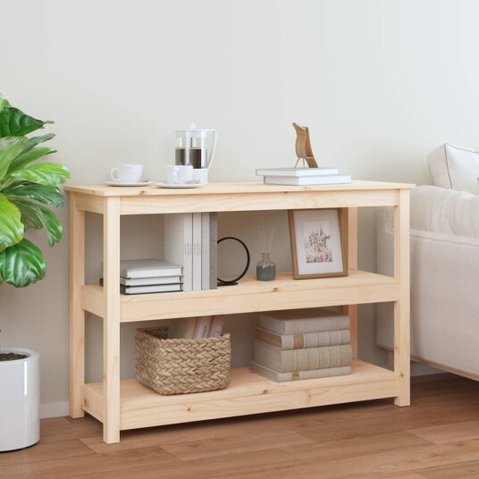 vidaXL Konsollbord 110x40x74 cm heltre furu vidaXL Konsollbord 110x40x74 cm heltre furu