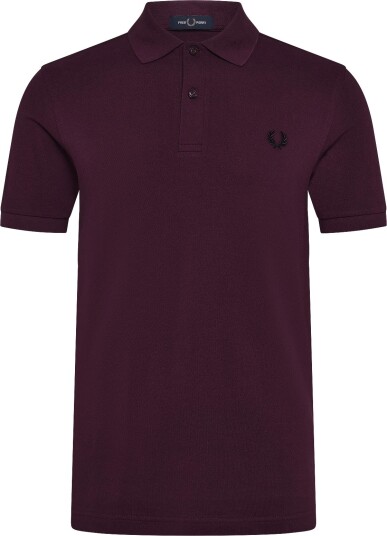 Fred Perry The Fred Perry Shirt PLUM/BLACK L Fred Perry The Fred Perry Shirt PLUM/BLACK L