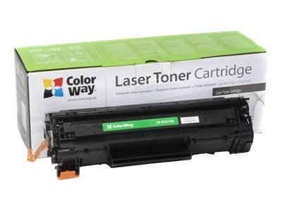 Colorway - Svart - Kompatibel - Tonerpatron Alternativ For: Canon 712 Canon 725 Hp Cb435a Hp Cb436a Hp Ce285a Hp Ce310a - For Canon I-Sensys Lbp6020 Lbp6030 Mf3010 Hp Laserjet Pro M1132 M1212 M1217 P1102 P1109
