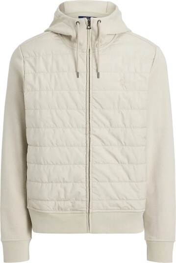 Polo Ralph Lauren Hybrid Full Zip Hoodie STONEWARE GREY L